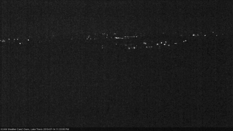 Lake Travis webcam, July 14, 2019 10:35 PM CT