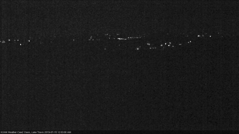 Lake Travis webcam, July 14, 2019 11:05 PM CT