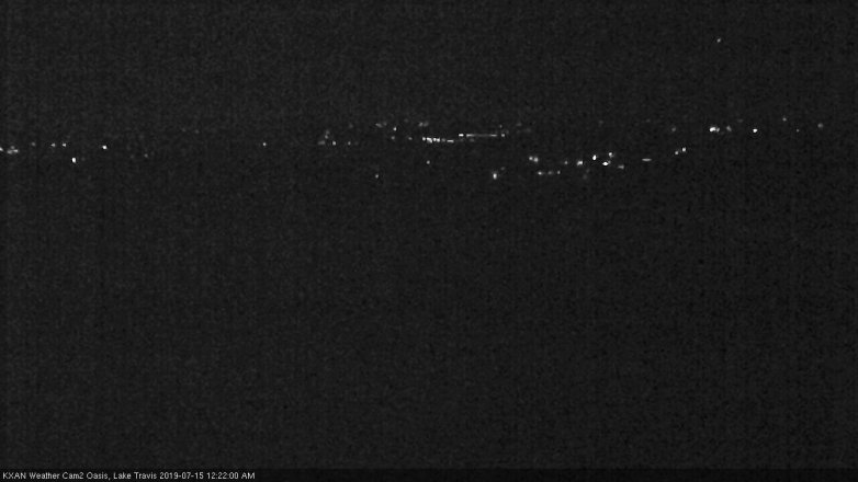 Lake Travis webcam, July 14, 2019 11:25 PM CT