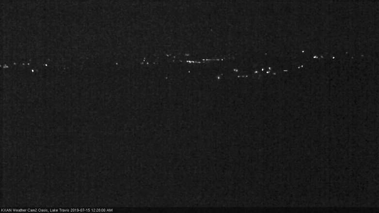 Lake Travis webcam, July 14, 2019 11:30 PM CT