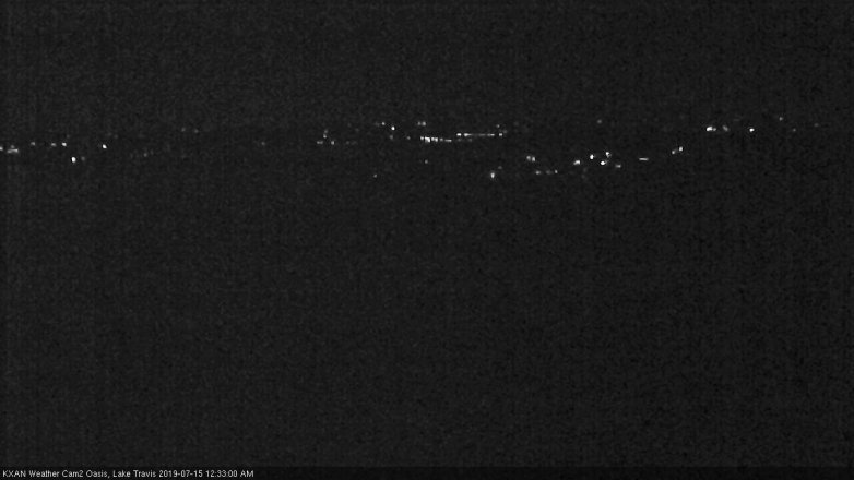 Lake Travis webcam, July 14, 2019 11:35 PM CT