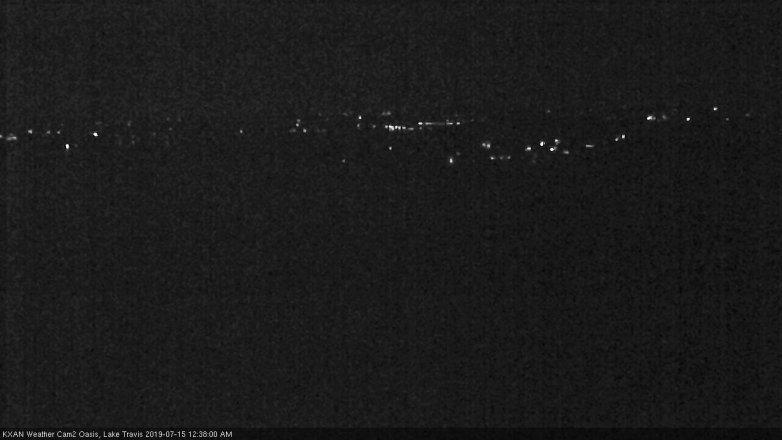 Lake Travis webcam, July 14, 2019 11:40 PM CT
