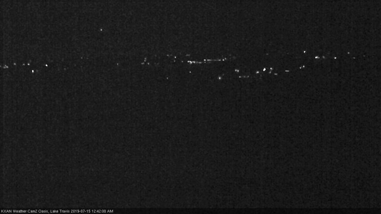 Lake Travis webcam, July 14, 2019 11:45 PM CT