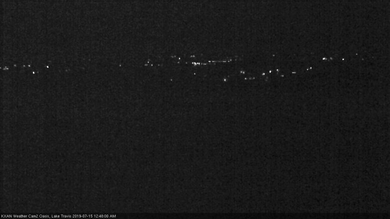 Lake Travis webcam, July 14, 2019 11:50 PM CT