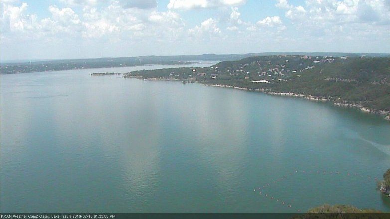 Lake Travis webcam, July 15, 2019 12:35 PM CT