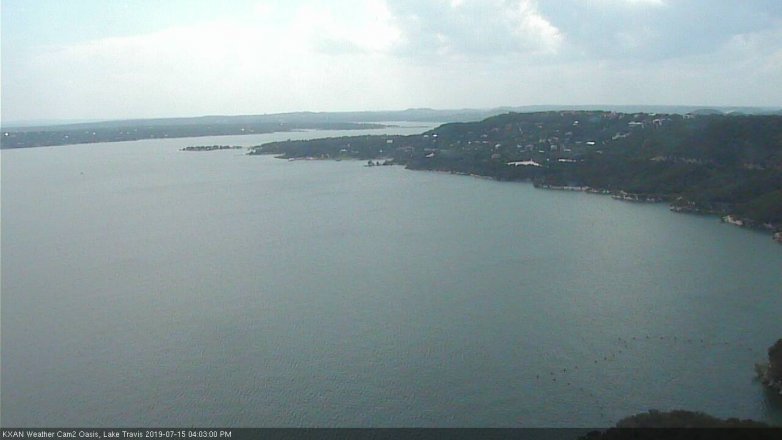 Lake Travis webcam, July 15, 2019 3:05 PM CT