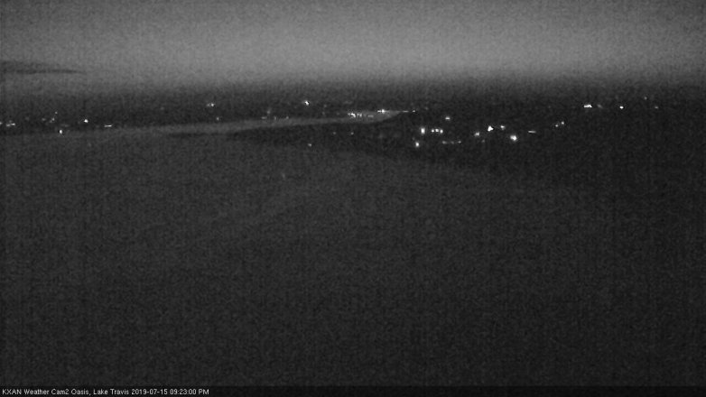 Lake Travis webcam, July 15, 2019 8:25 PM CT