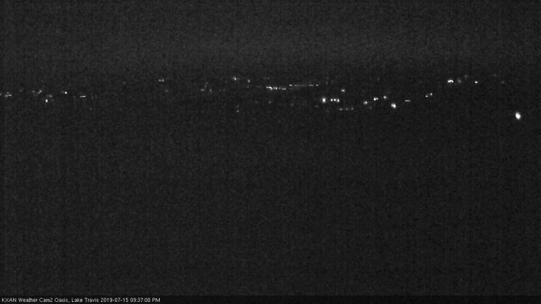 Lake Travis webcam, July 15, 2019 8:40 PM CT