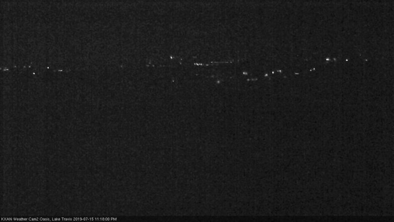 Lake Travis webcam, July 15, 2019 10:20 PM CT