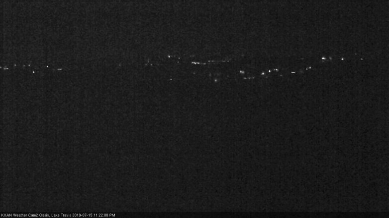 Lake Travis webcam, July 15, 2019 10:25 PM CT