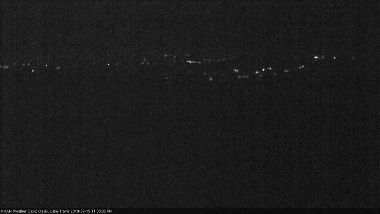 Lake Travis webcam, July 15, 2019 10:40 PM CT