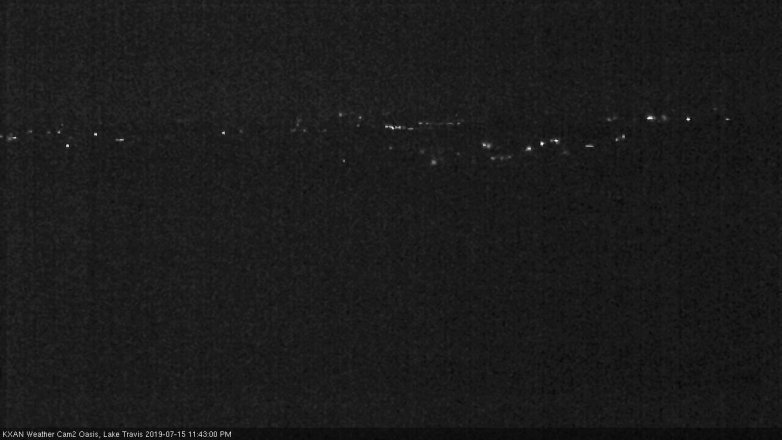 Lake Travis webcam, July 15, 2019 10:45 PM CT