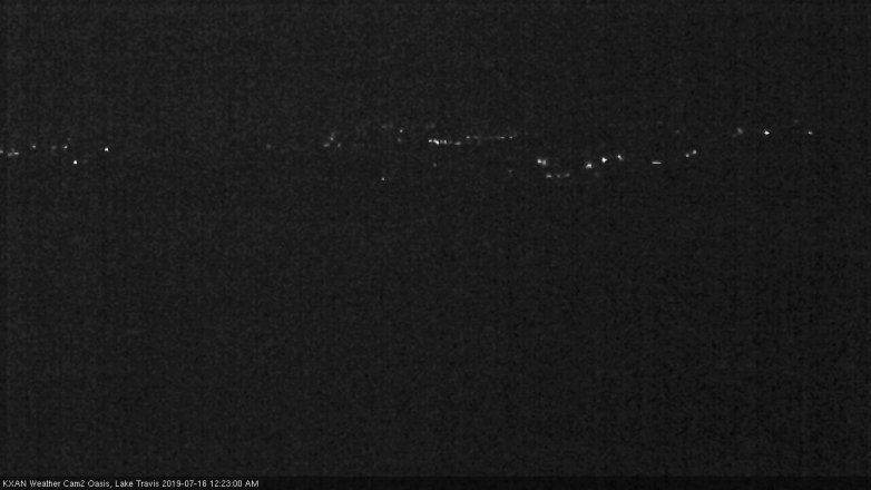 Lake Travis webcam, July 15, 2019 11:25 PM CT