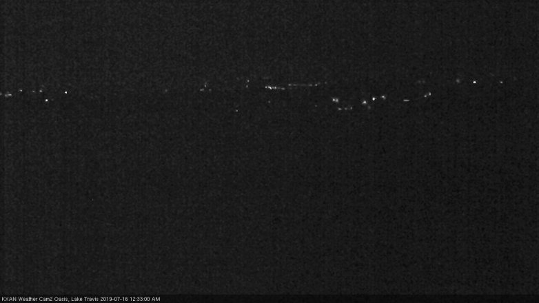 Lake Travis webcam, July 15, 2019 11:35 PM CT
