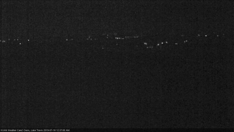 Lake Travis webcam, July 15, 2019 11:40 PM CT