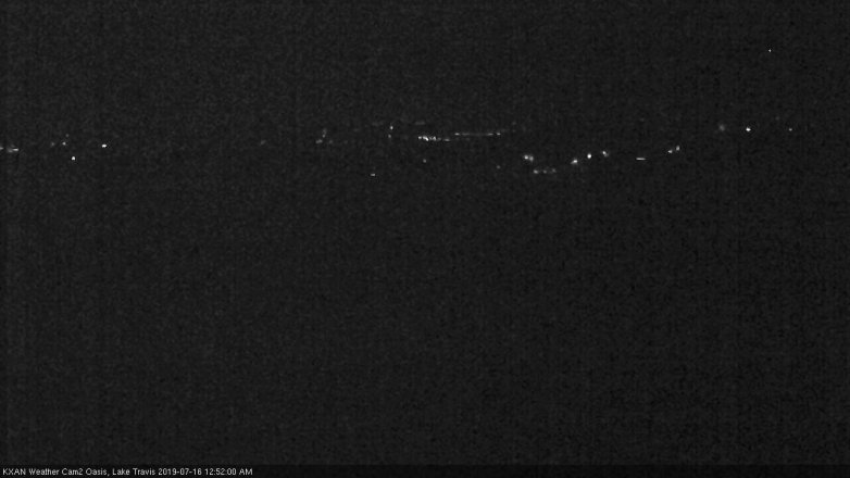 Lake Travis webcam, July 15, 2019 11:55 PM CT