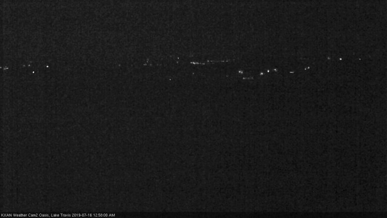 Lake Travis webcam, July 15, 2019 12:00 AM CT