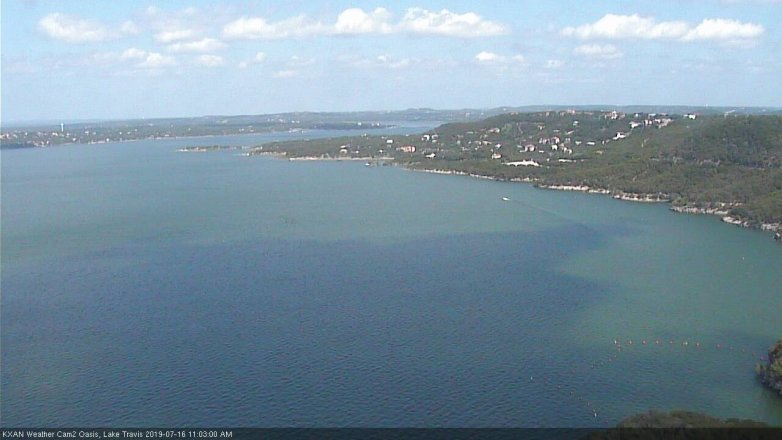Lake Travis webcam, July 16, 2019 10:05 AM CT