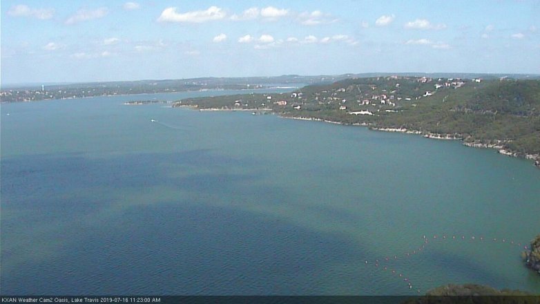 Lake Travis webcam, July 16, 2019 10:25 AM CT