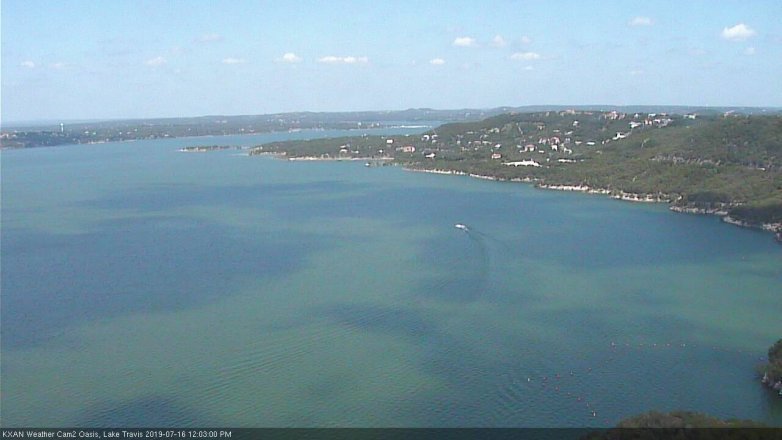 Lake Travis webcam, July 16, 2019 11:05 AM CT
