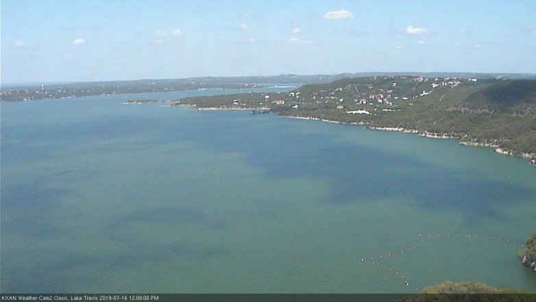 Lake Travis webcam, July 16, 2019 11:10 AM CT