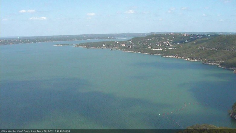 Lake Travis webcam, July 16, 2019 11:15 AM CT