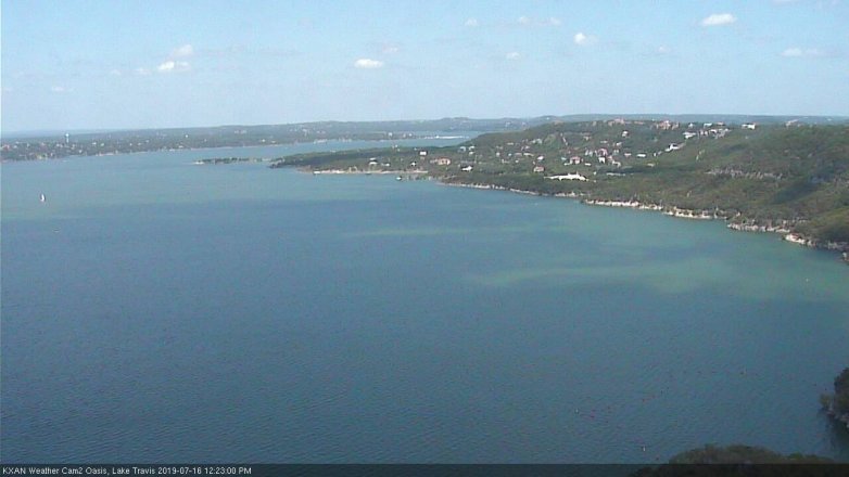 Lake Travis webcam, July 16, 2019 11:25 AM CT