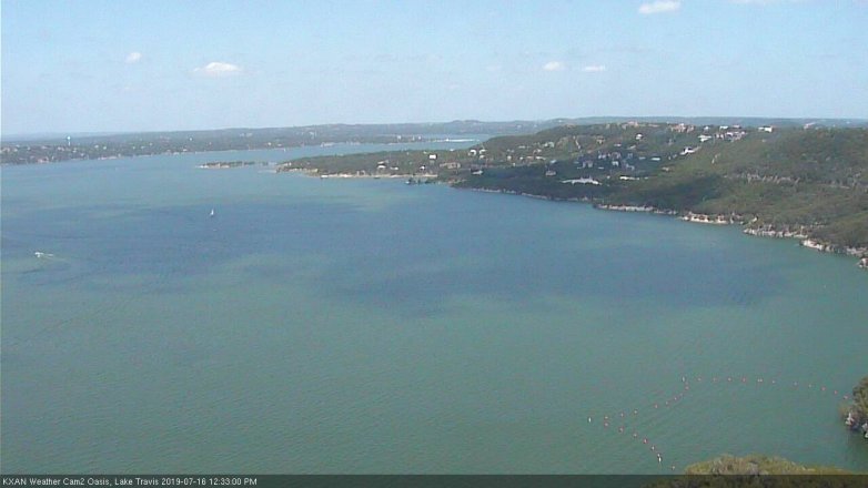 Lake Travis webcam, July 16, 2019 11:35 AM CT