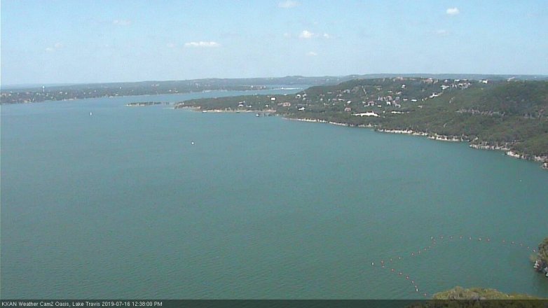 Lake Travis webcam, July 16, 2019 11:40 AM CT