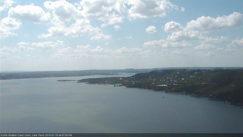 Lake Travis webcam, July 16, 2019 3:10 PM CT