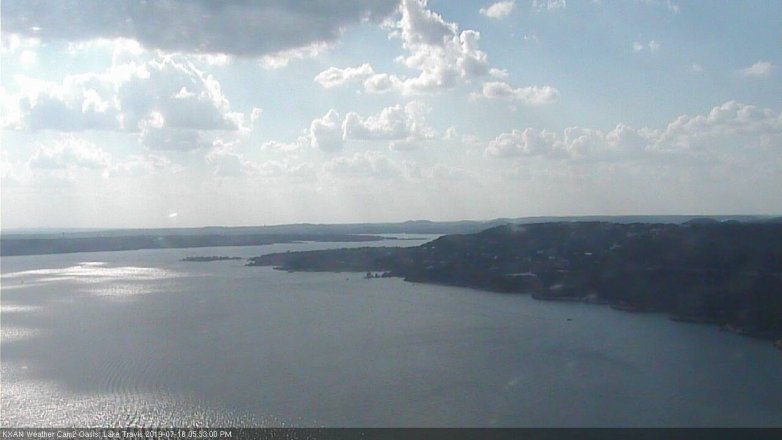 Lake Travis webcam, July 16, 2019 4:35 PM CT