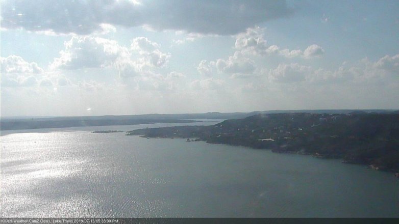 Lake Travis webcam, July 16, 2019 4:40 PM CT