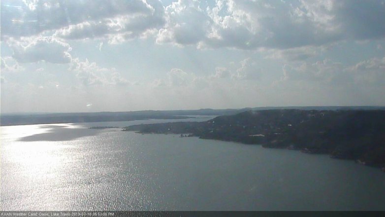 Lake Travis webcam, July 16, 2019 4:55 PM CT