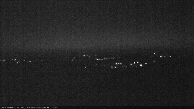 Lake Travis webcam, July 16, 2019 8:35 PM CT