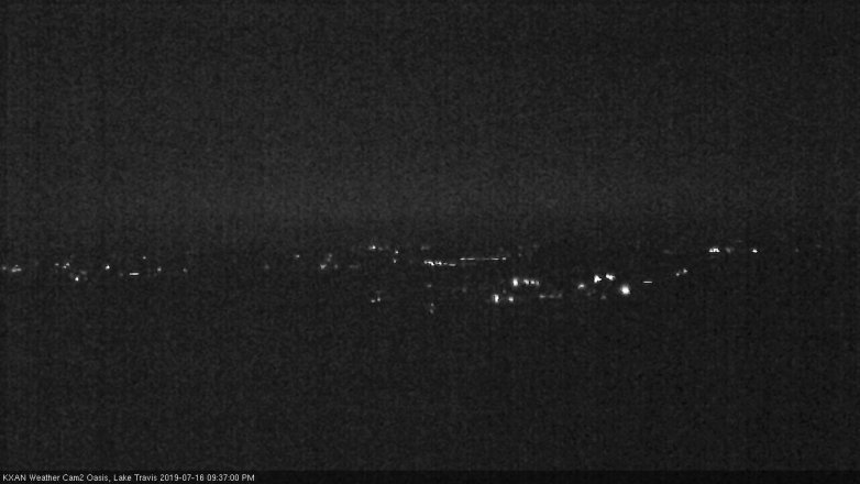 Lake Travis webcam, July 16, 2019 8:40 PM CT