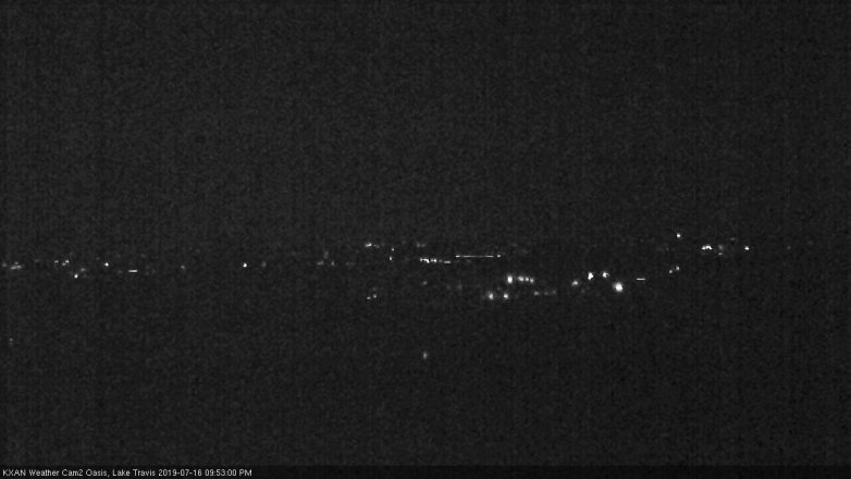 Lake Travis webcam, July 16, 2019 8:55 PM CT