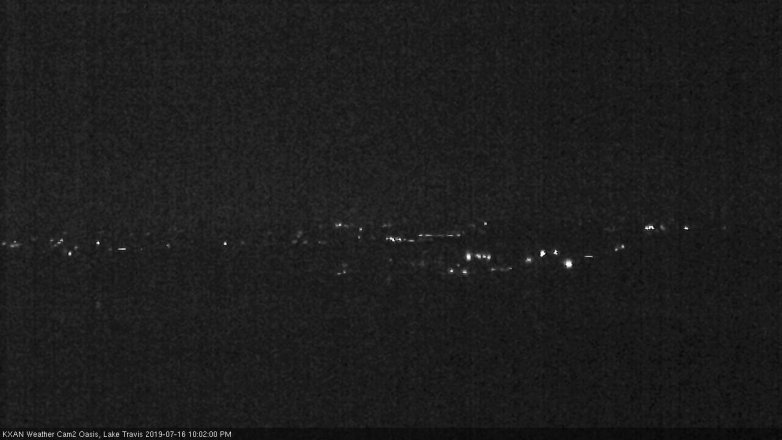 Lake Travis webcam, July 16, 2019 9:05 PM CT