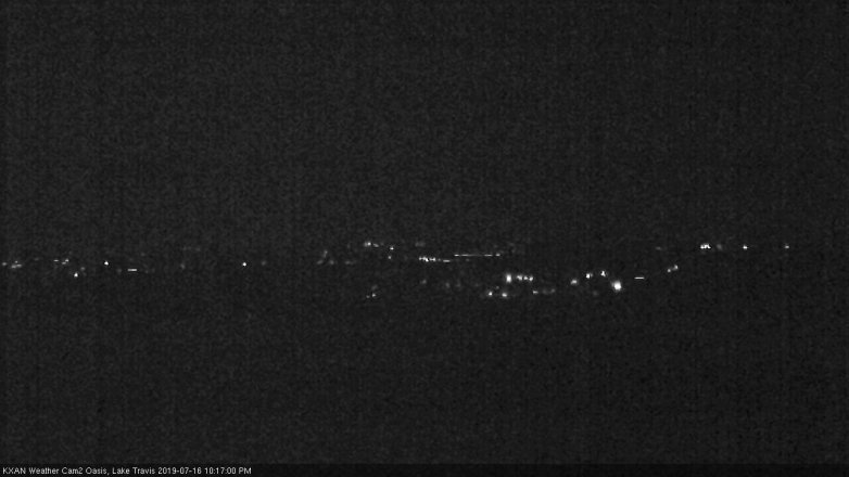 Lake Travis webcam, July 16, 2019 9:20 PM CT