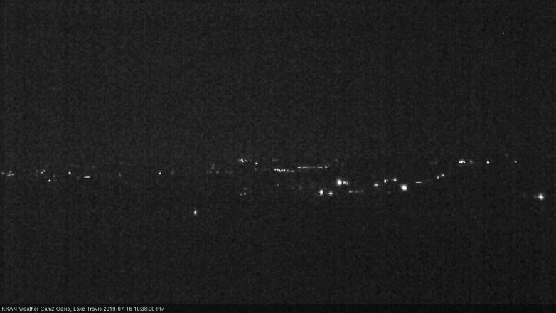 Lake Travis webcam, July 16, 2019 9:40 PM CT