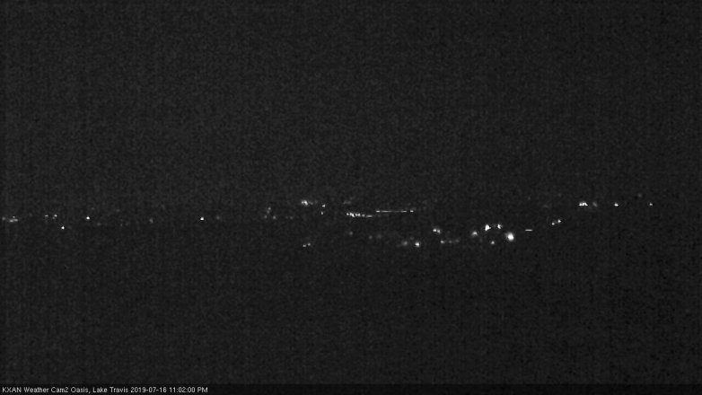Lake Travis webcam, July 16, 2019 10:05 PM CT