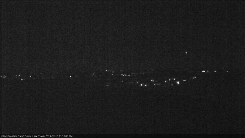 Lake Travis webcam, July 16, 2019 10:15 PM CT