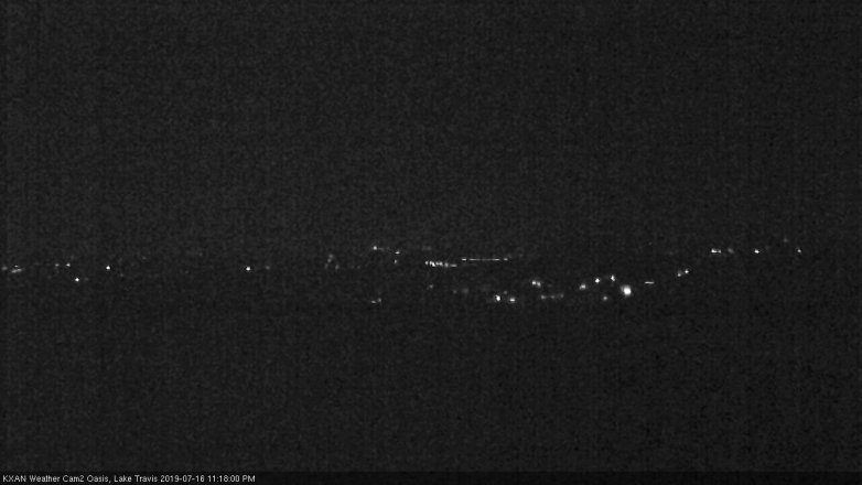 Lake Travis webcam, July 16, 2019 10:20 PM CT