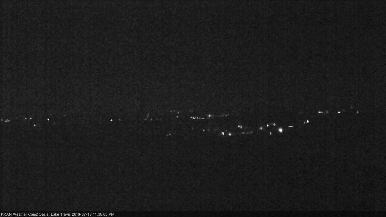 Lake Travis webcam, July 16, 2019 10:40 PM CT