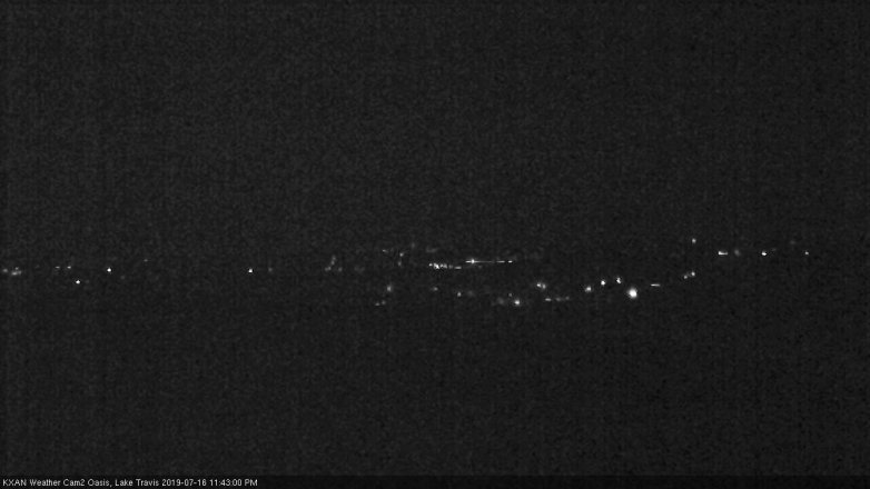 Lake Travis webcam, July 16, 2019 10:45 PM CT