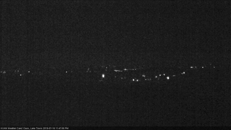Lake Travis webcam, July 16, 2019 10:50 PM CT