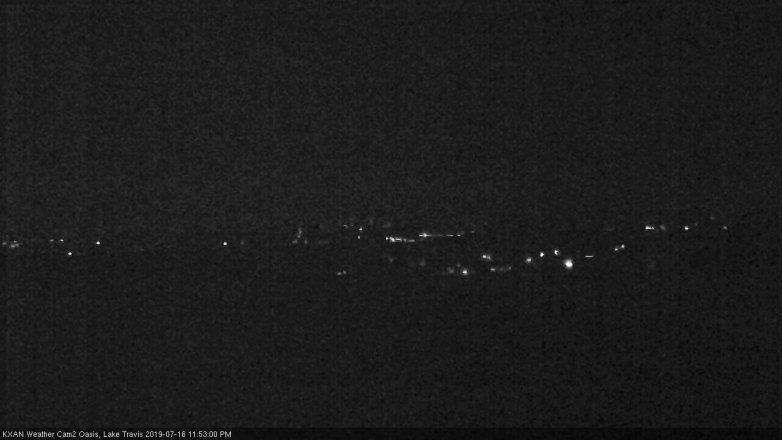 Lake Travis webcam, July 16, 2019 10:55 PM CT