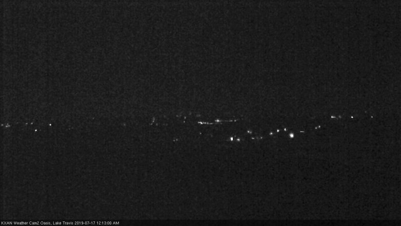 Lake Travis webcam, July 16, 2019 11:15 PM CT