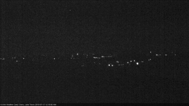 Lake Travis webcam, July 16, 2019 11:20 PM CT