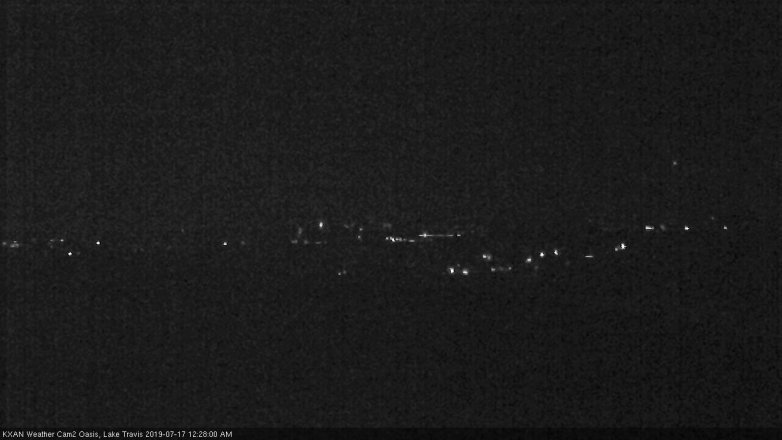 Lake Travis webcam, July 16, 2019 11:30 PM CT