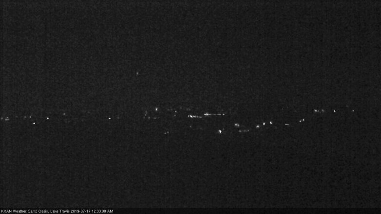 Lake Travis webcam, July 16, 2019 11:35 PM CT